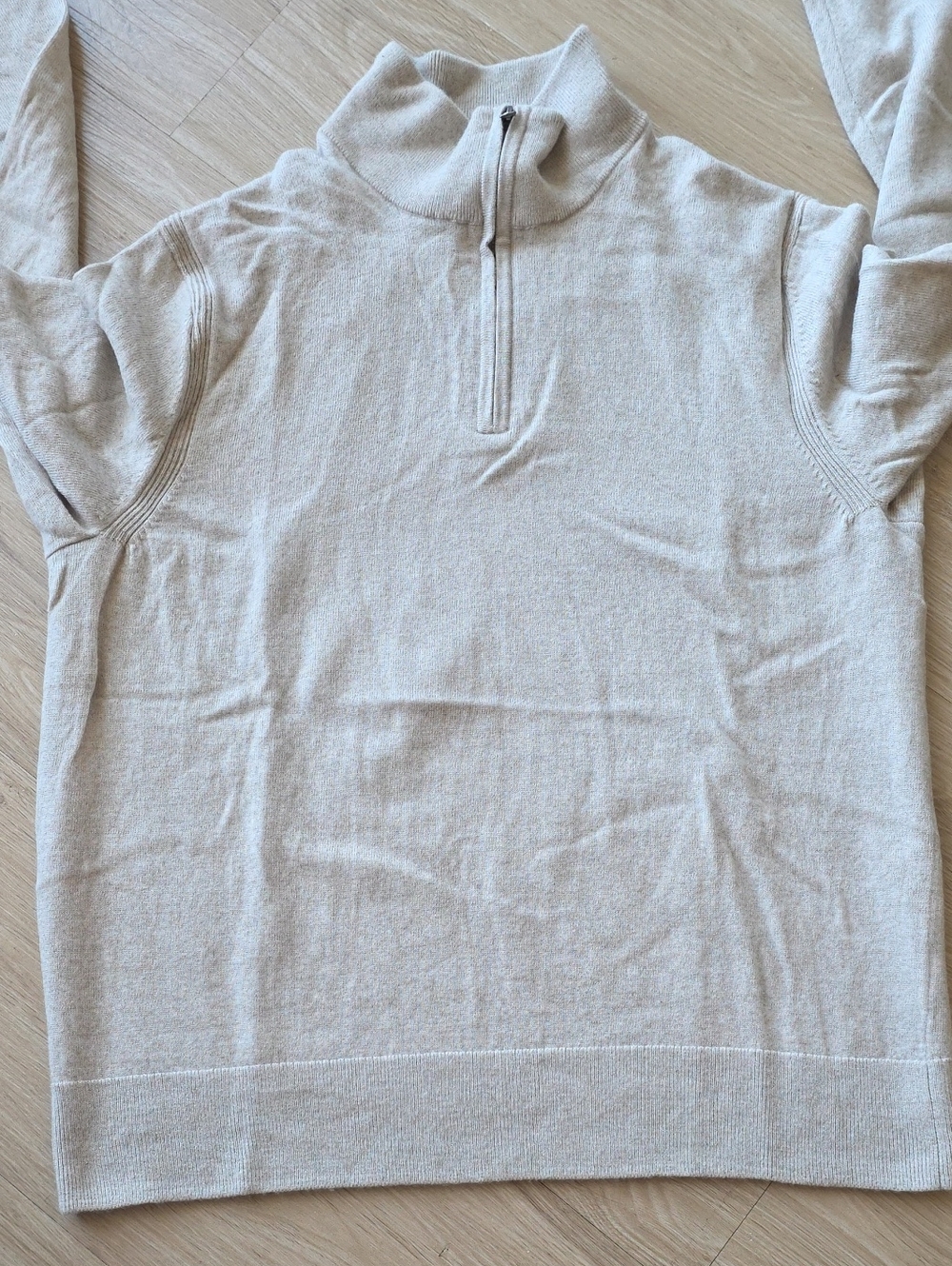 Banana Republic Half-zip Merino Extra Fine Wool